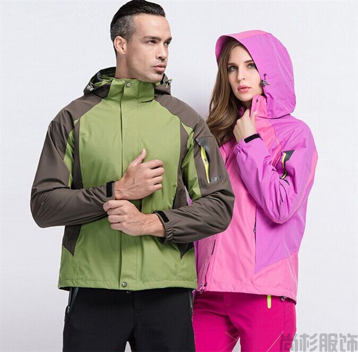 長絨內膽沖鋒衣--男士灰色(圖6)