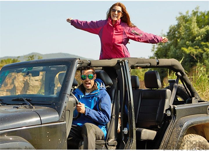 長絨內膽沖鋒衣--男士灰色(圖4)